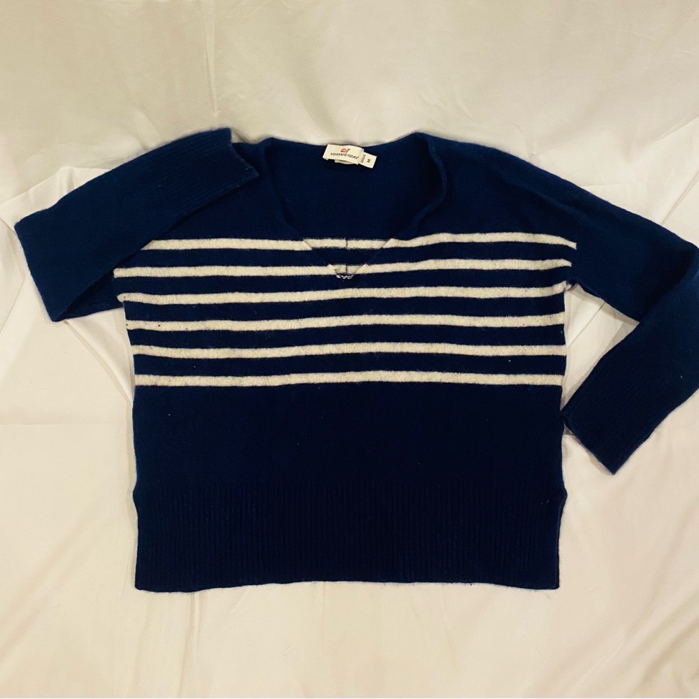 Vineyard Vines Striped Cashmere Sweater